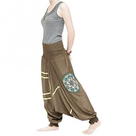 Modern Tribal Baggy Aladdin Harem Pants Stretch Jersey Cotton