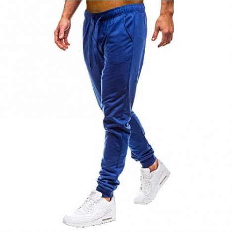 MorwenVeo Mens Fashion Casual Sport Sweatpants - Joggers Leisure Pants with Pockets