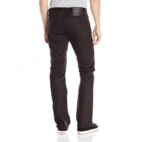 The Unbranded Brand Men's UB355 Straight Black Selvedge Jean