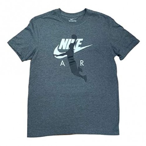 Nike Sportswear Men's Graphic T Shirt (Gray/Nike Air Dunk