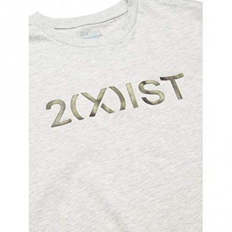 2(X)IST Mens Active Short Sleeve Logo T-Shirt