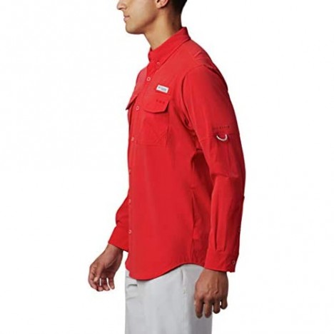 Columbia Men's Permit Woven Long Sleeve Red Spark X-Small