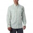 Columbia Men's Standard Super Tamiami Long Sleeve Shirt Dark Lime Small Check Large