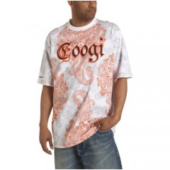 Coogi Men's All-over Paisley T-Shirt