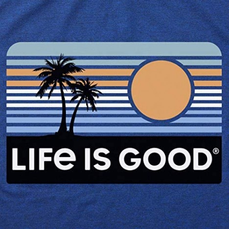 Life is Good Retro Palms & Sun Active Tee