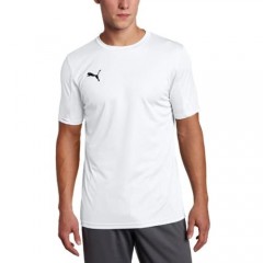 Puma Men's Team Shirts Youth Large White-White