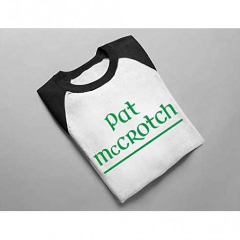 St. Patrick's Day Pat McCrotch St Paddys Day 3/4 Sleeve Baseball Jersey Shirt