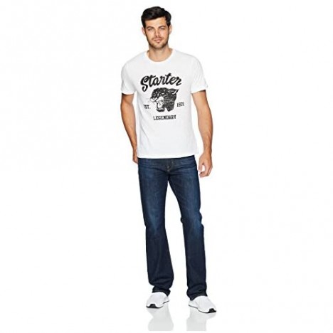 Starter Men's Short Sleeve Retro Panther Logo T-Shirt Exclusive