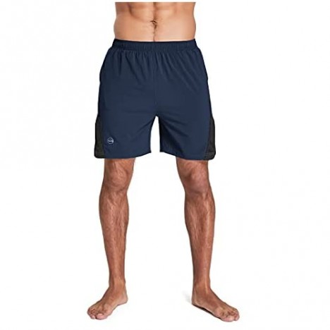 Jimilaka Men's 7'' Athletic Workout Running Gym Shorts Quick Dry Lightweight with Zip Pocket