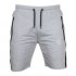 Men's Shorts Active Slim French Terry Fitted Workout Gym Shorts for Men with Zipper Pockets