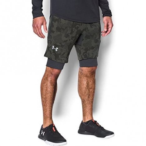 Under Armor Men's Threadborne Fleece Patterned Shorts