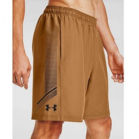 Under Armour Men's Woven Graphic Shorts Yellow Ochre (707)/Black X-Large