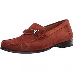 Mezlan Marsella - Mens Luxury Classic Venetian Moccasin - Rich Suede Adorned with A Decorative Ornament - Handcrafted in Spain - Medium Width