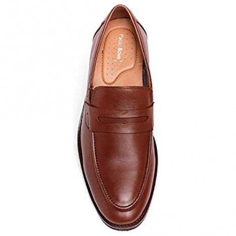 Paolo Bove Men's Riva Slip-on Penny Loafer Comfortable Dress Fashion Shoe