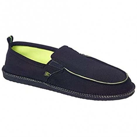 Showaflops Mens' Classic Loafer Style Neoprene Slip On Shoe with Faux Jute Sole
