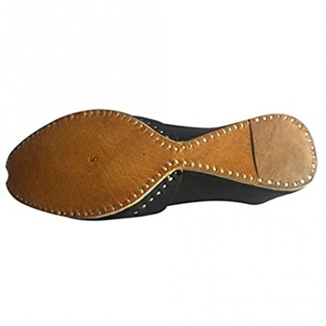 Step n Style Men's Khussa Shoes Punjabi Jutti Rajasthani Mojari Kolhapuri Jaipuri Ethnic Indian Shoes