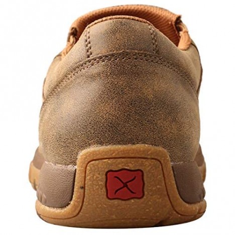 Twisted X Men's CellStretch D Toe Driving Mocs Casual Slip-On Shoes Bomber Brindle 10 M (MXC0009-M-10)