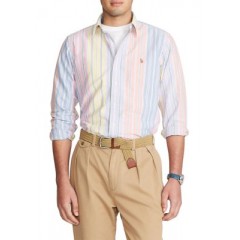 Classic Fit Striped Oxford Shirt t