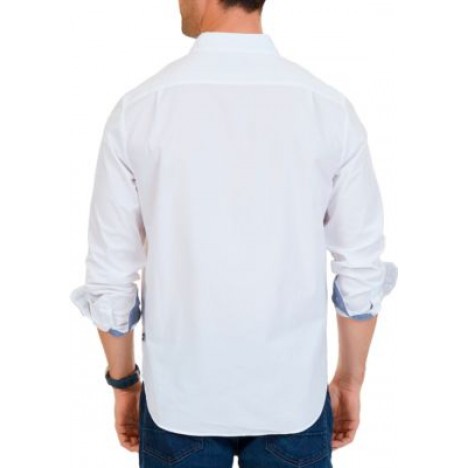 Nautica Classic Fit Stretch Cotton Shirt
