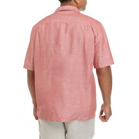 Short Sleeve Linen Button Down Shirt