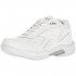 ADTEC Men's White Lace Work Shoe - Slip Resistant Breathable Comfortable + Affordable Memory Foam Insole White 7.5 W US