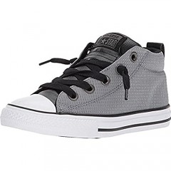 Converse Chuck Taylor All Star Street Mid Big Kid's Shoes Cool Grey/Black/White 660041f