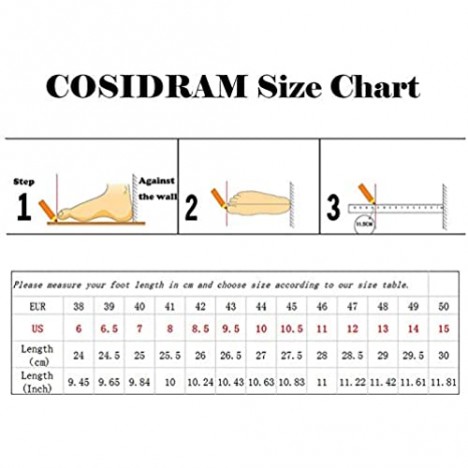 COSIDRAM Men's Fashion Sneakers Hiking Trekking Shoes Outdoor Suede Traveling Shoes Comfort Breathable Lacp-up for Male