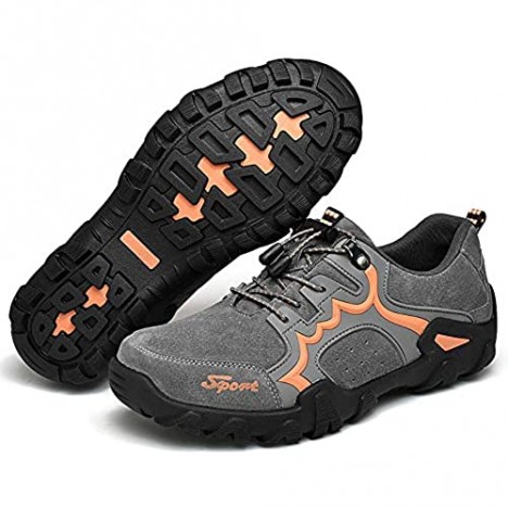 COSIDRAM Men's Fashion Sneakers Hiking Trekking Shoes Outdoor Suede Traveling Shoes Comfort Breathable Lacp-up for Male