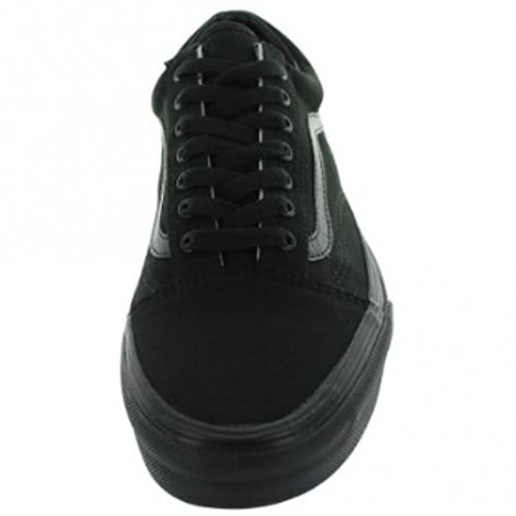 Vans Men's Old Skool Skate Shoes 9.5 (Black/Black) Black/Black (Canvas)