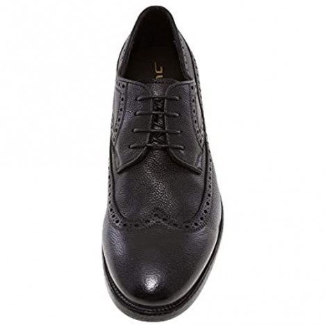 JUMP NEWYORK Men's Jordan Narrow Toe | Wing Tip | Vintage Leather Upper | Lace up | Stylish | Casual | Oxford Dress Shoes for Men