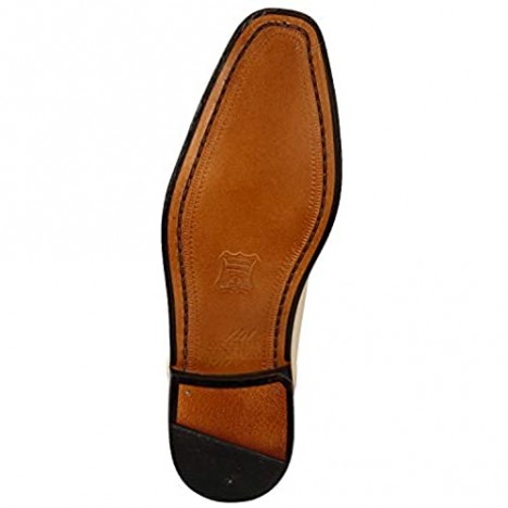 LIBERTYZENO Brogue Dress Shoes for Men Wingtip/Cap Toe Genuine Leather Lace Up Formal Business Shoes