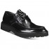 Roberto Cavalli Men's Shiny Dress Casual Shoes Men's Shoes in Brush Black