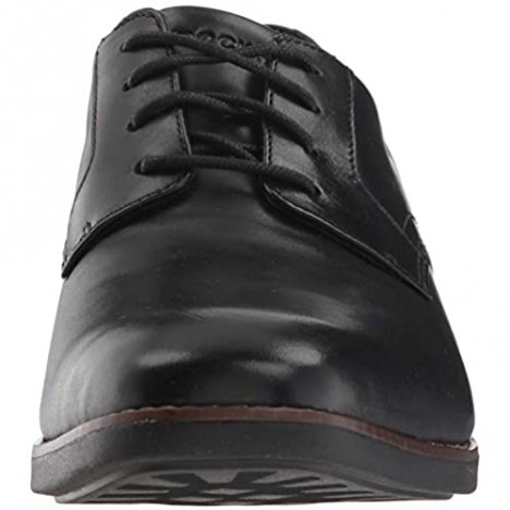 Rockport Men's Slayter Plain Toe Oxford Black 080 W US