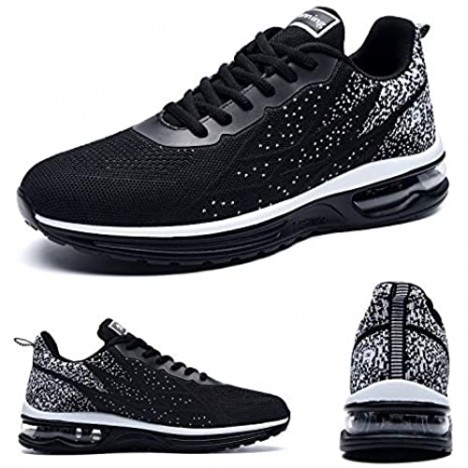 AMAXM Mens Air Tennis Shoes Athletic Running Sneakers Breathable for Sport Jogging Gym (US6.5-11.5 D(M)
