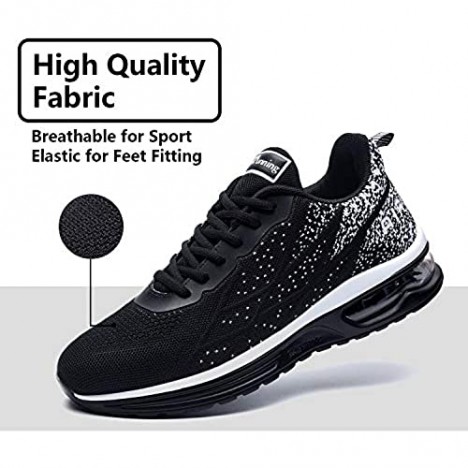 AMAXM Mens Air Tennis Shoes Athletic Running Sneakers Breathable for Sport Jogging Gym (US6.5-11.5 D(M)