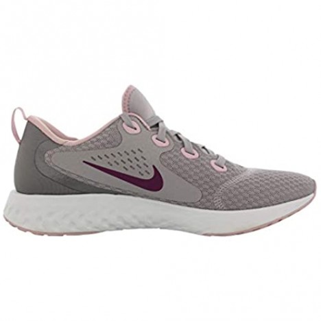 Nike Women's Legend React Running Shoes Atmosphere Grey/True Berry-Gunsmoke (US