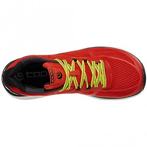 Topo Athletic Men's Phantom Road Running Shoe Fire/Yellow 11.5