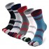 Artfasion Mens Toe Socks Cotton Athletic Running Ankle Five Finger Crew Socks Size 10-13 for Big Feet