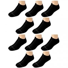 Body Glove Men's Athletic Cushioned Low Cut Socks (10 Pack)