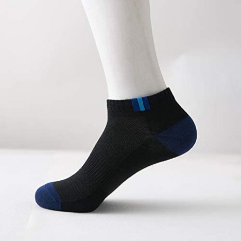 BUDERMMY Ankle Athletic Running Socks Low Cut Sports Tab Socks for Men and Women