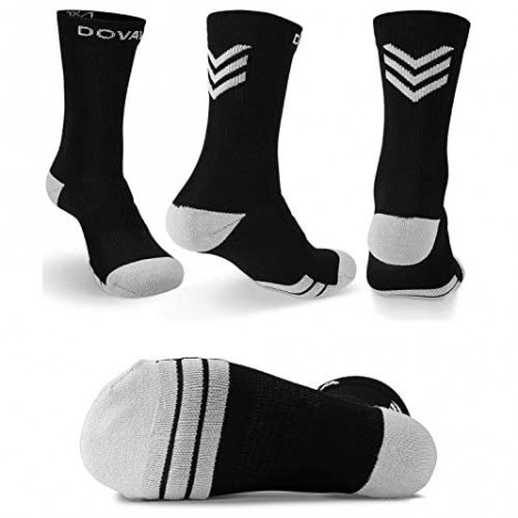 Dovava Dri-tech Compression Crew Socks (4/6 Pairs) Comfort Anti-Blister Boost Circulation