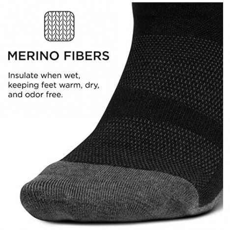 Feetures Merino 10 Ultra Light No Show Tab Sock Solid
