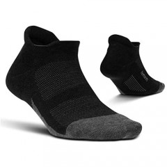 Feetures Merino 10 Ultra Light No Show Tab Sock Solid