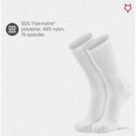 Fox River Men's Dry Therm-a-Wick Ultra-Lightweight Liner Crew Socks