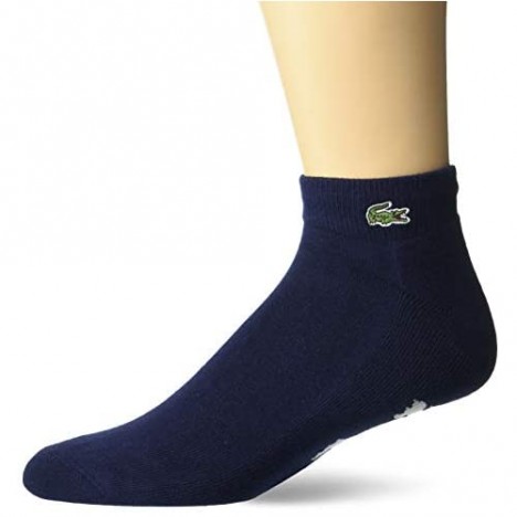 Lacoste Men's Sport Quarter Ped Sock With Croc