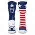 Lacrosse Woven Mid-Calf Socks | USA | Red & White & Blue