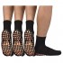 Men Non Slip Sticky Grips Socks - ELUTONG 3 Pairs Tile Wood Floors Anti-Skid Workout Yoga Pilates Hospital Slipper Socks