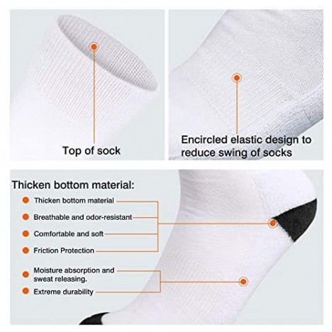 Mens Socks black- Warm Compression Socks Men Cotton Long Socks