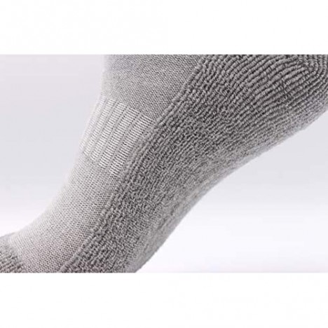 MK Socks 6-Pairs Cotton 3-Stripe Cushioned Athletic Sports Running Socks For Men/Women