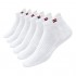 Navy Sport Men's Low Cut Athletic Cotton Cushion Ankle Socks with Sports Tab Pack of 6